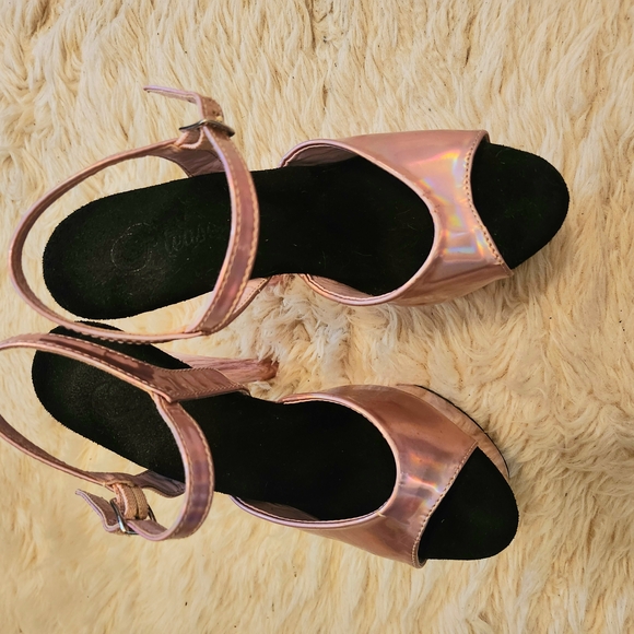 Used Pleaser adore 709 7 Inch Dance Heels Size 8 - Picture 2 of 4